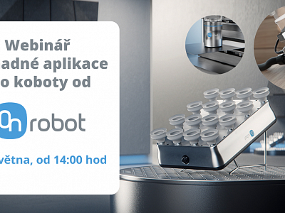 Pozvánka na webinář: 3 snadné aplikace pro koboty od OnRobot